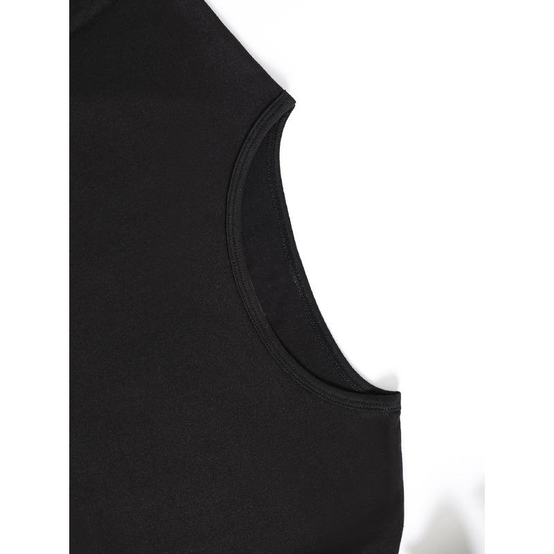 Women Plus Size Dog Mom Graphic T-Shirt Black White Text Paw Print Loose Fit Round Neck Pet Lover All-Season Casual Machine Washable Top