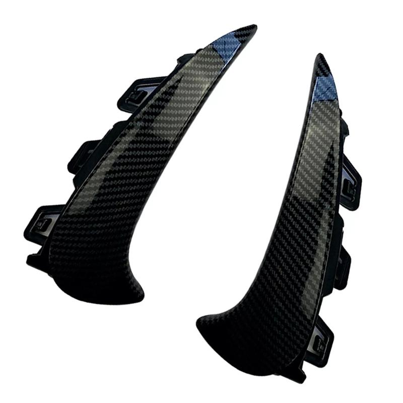 Rear Bumper Trim Lip Spoiler Stickers Fender Canards Black for Mercedes Benz GLA Class GLA200 260 H247 GLA35 AMG