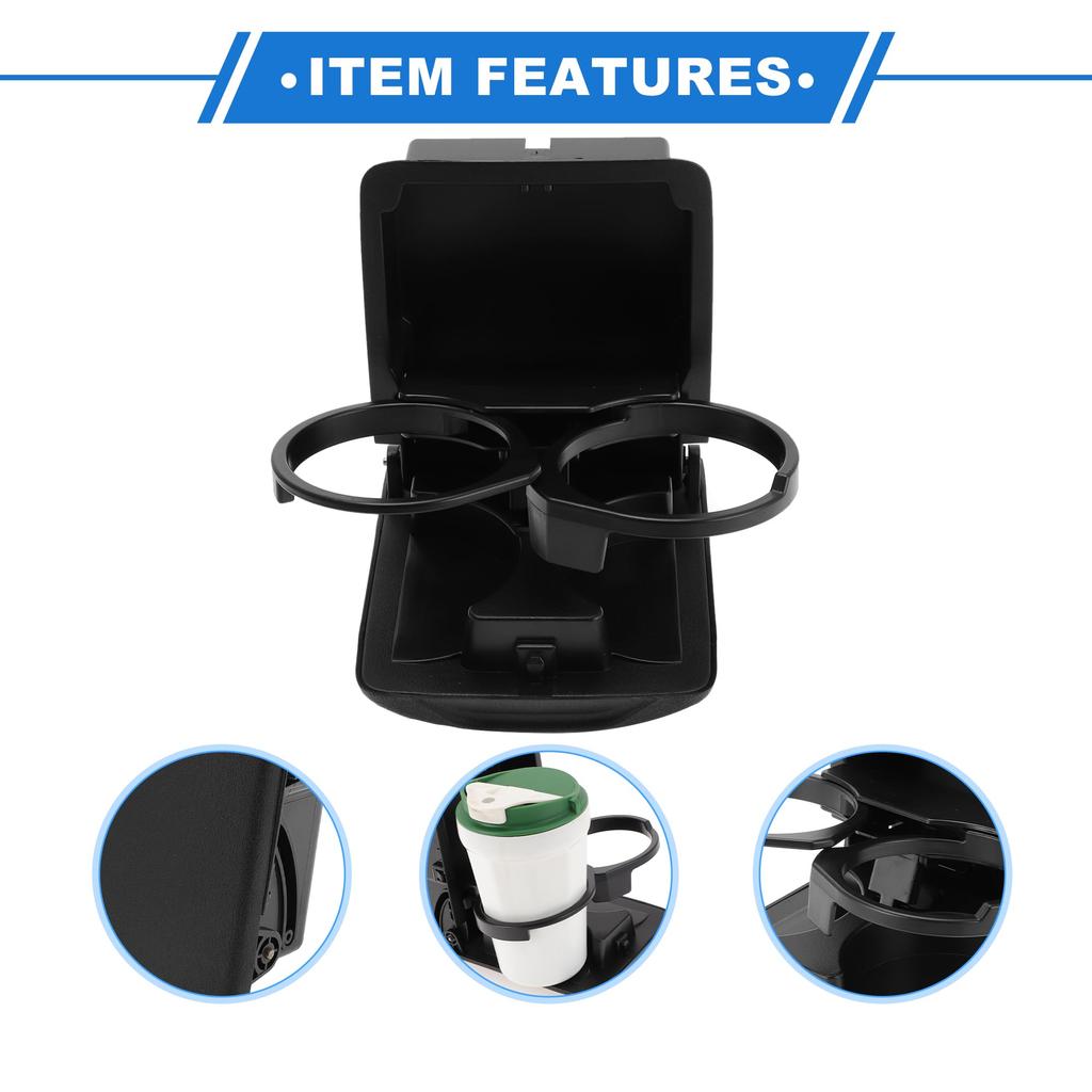 VekAuto Durable Black Center Console Drink Cup Holder for Subaru Forester 2003-2008
