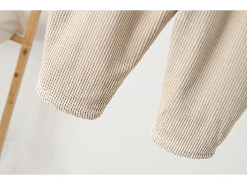 2025 Winter Cord-Latzhose im koreanischen Stil für Babys (0-3 Jahre) - Süßes Einteiler-Outfit