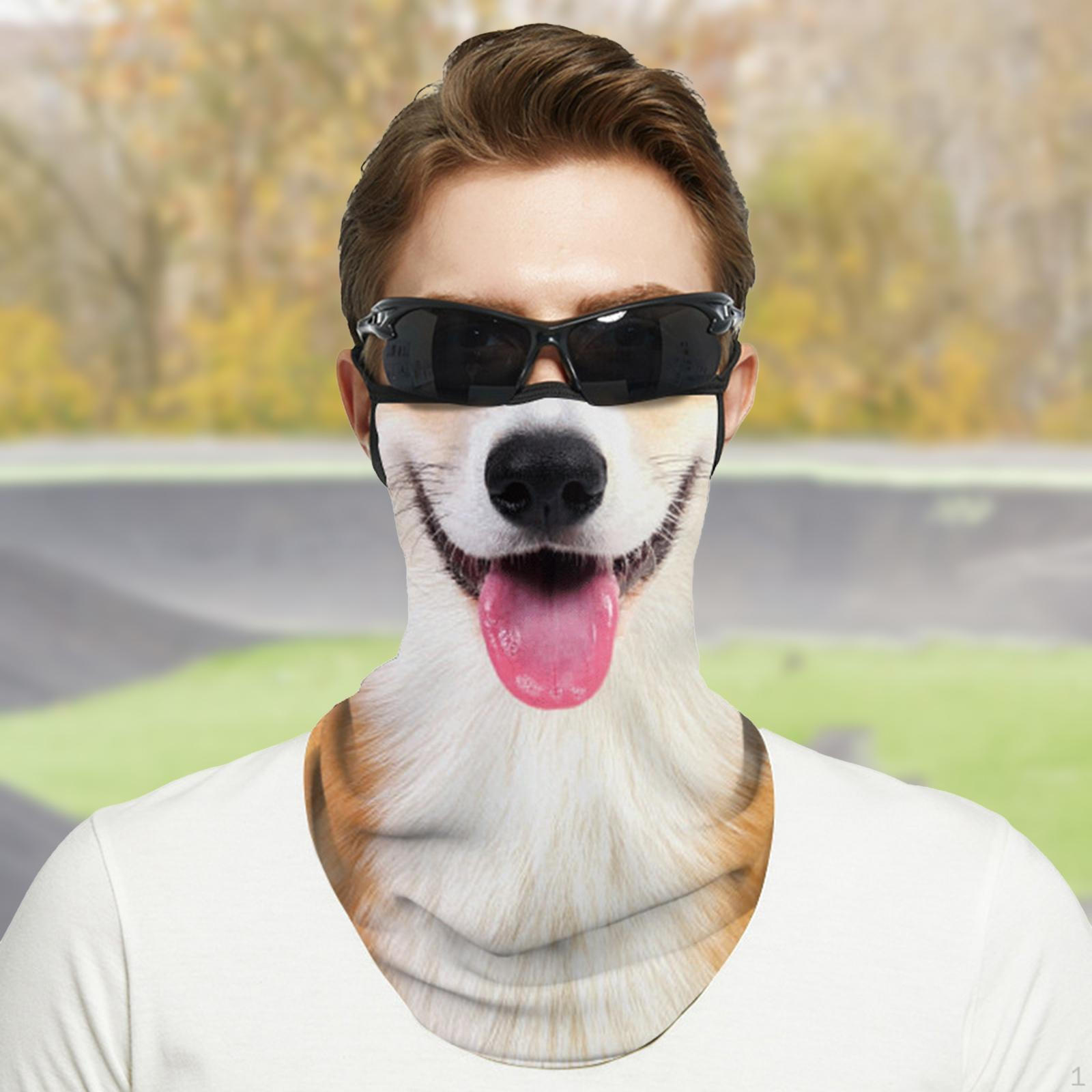 

Маска для лица с дышащей банданой, шарфом, защитой от солнца и пыли для мужчин и женщин