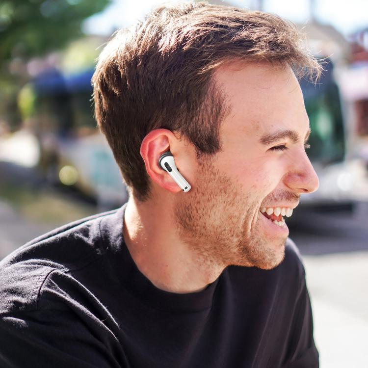 3‑Pairs Silicone Ear Caps Set With Storage Case & Carabiner Anti‑Slip Anti‑Dust Ear Tips Cover For AirPods 4 Wireless Earbuds