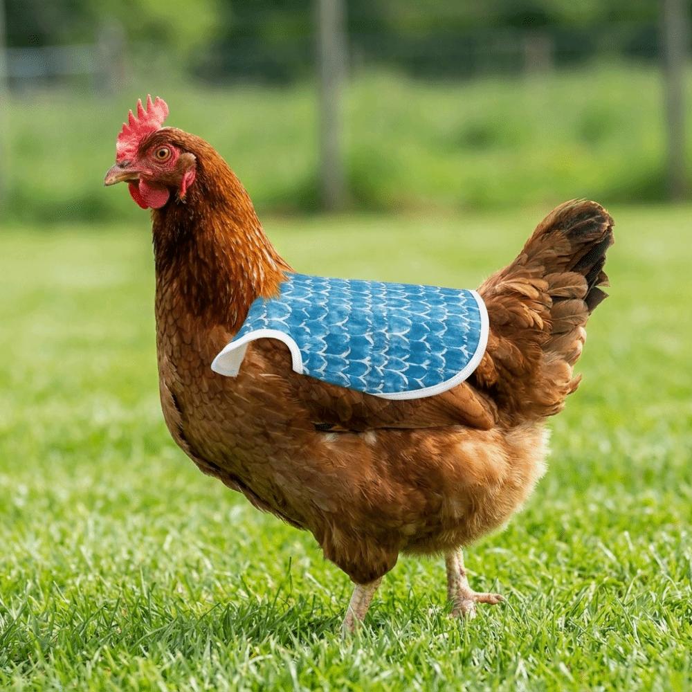 Anti-Pecking Hen Apron Adjustable Poultry Apron Protective Gear Chicken Saddle Pecking Prevention