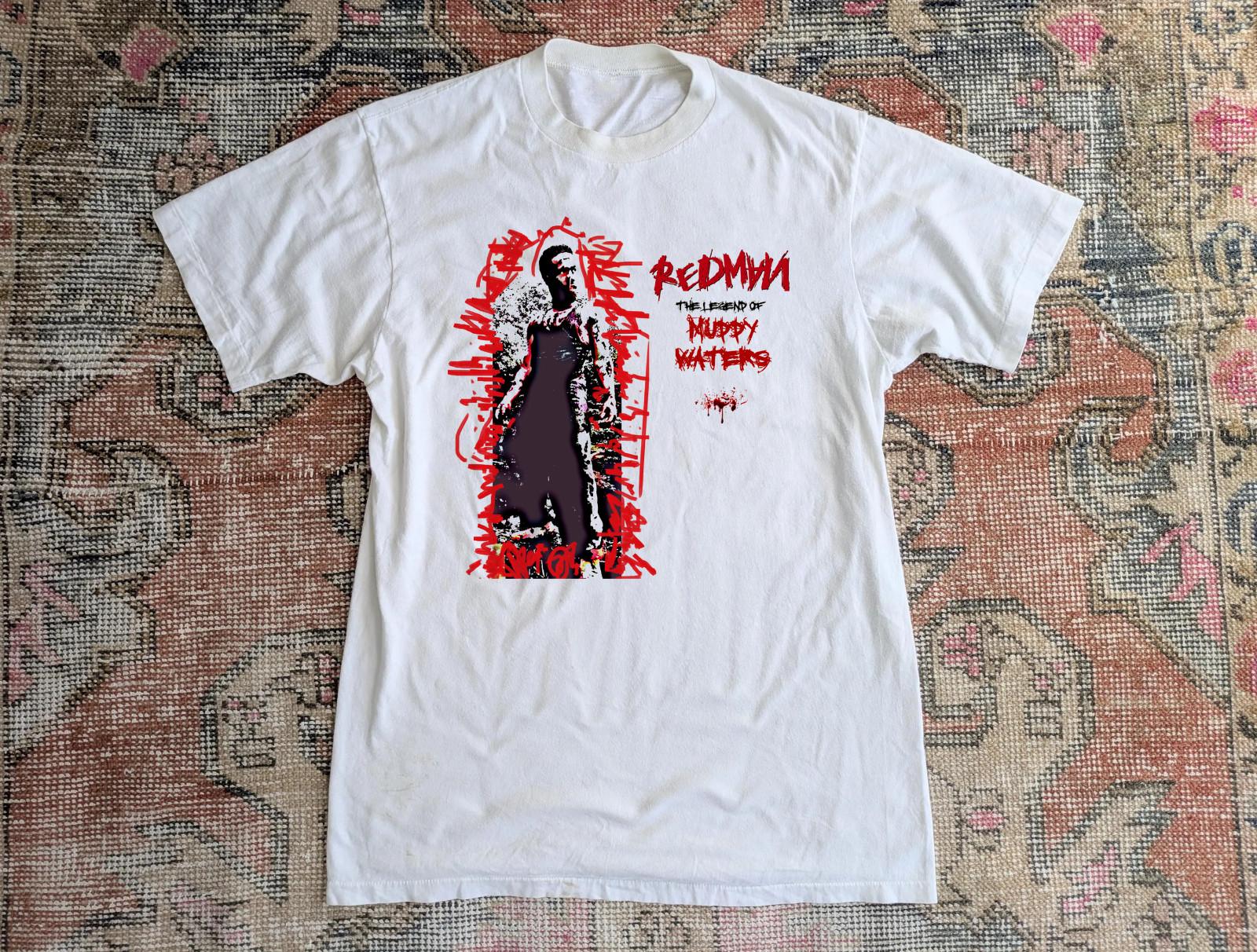 Rare Redman The Legend Of Muddy Waters TShirt White Size S234XL NZ264 Unisex T-Shirt XXXL