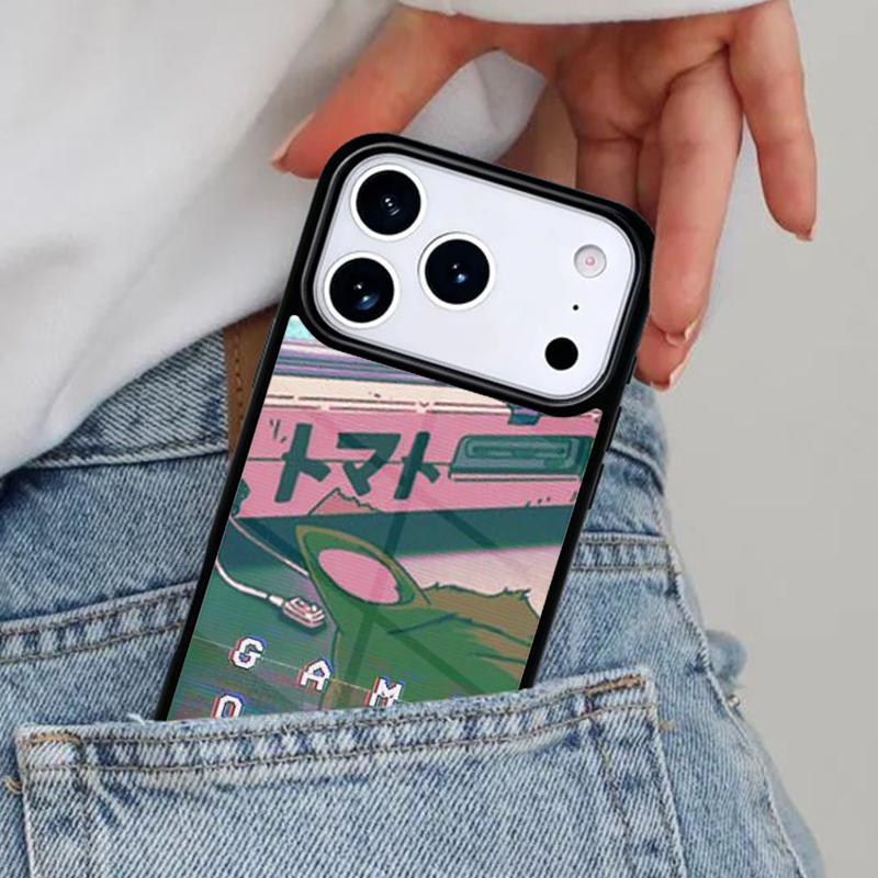Japanese 90s anime aesthetic Phone Case for iPhone 16e 15 14 13 12 17 Pro Max Plus Air 17pro Cover Coque