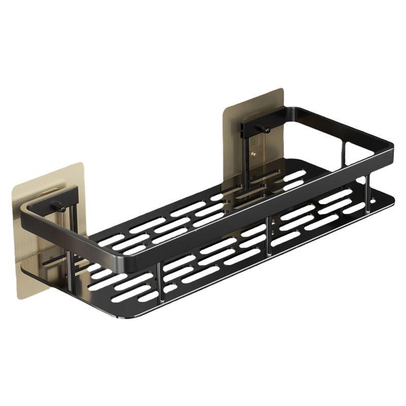 No-Drill Wall-Mounted Kitchen & Bathroom Storage Shelf for Toiletries
