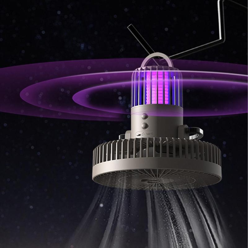 8000mAh Camping Fan Rechargeable Desktop Portable Circulators Ceiling Electric