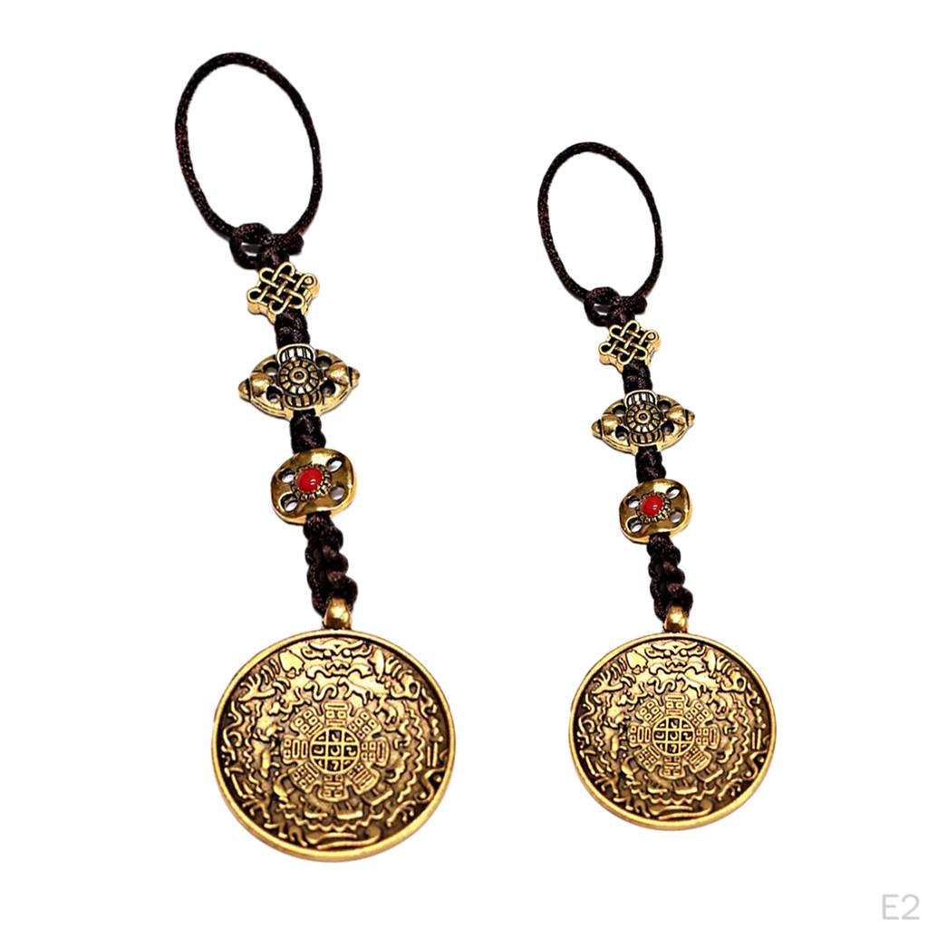 Copper Amulet Hanging Decor Necklace Gift - 1.3inch Diameter