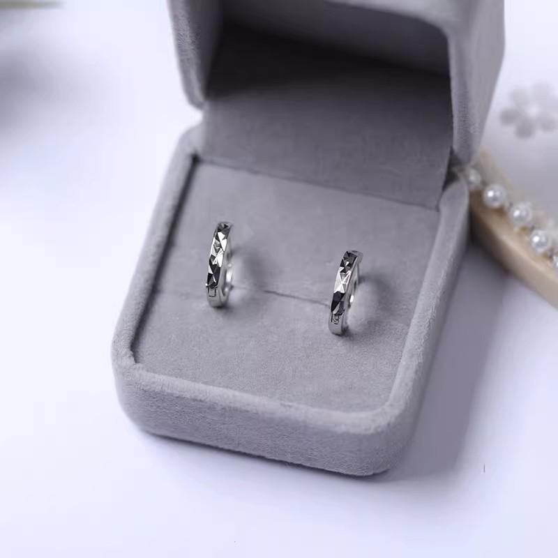 Douyin Silver-Plated Rice Flower Car Earrings - Timeless Fashion Jewelry for Women