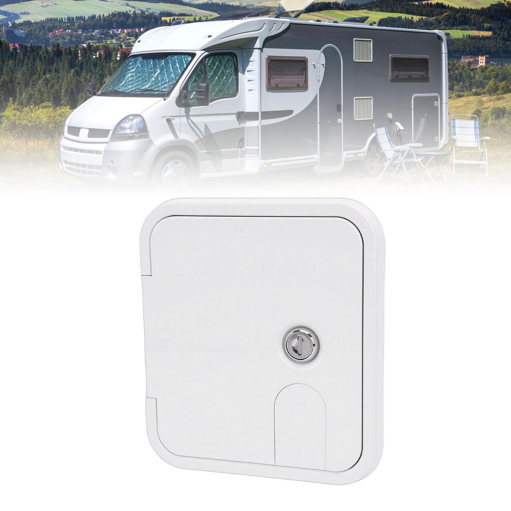 RV Water Inlet with Lockable Cover Keys Gravity Water Inlet Fill Dish for Motorhome