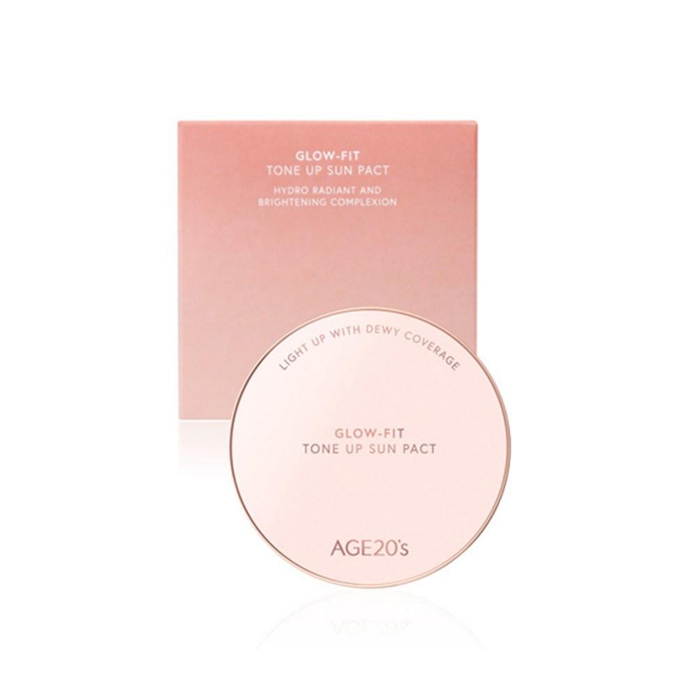 Age to Wenness Glow Fit Tone Up Sun Pact Case + Refill 2p SPF50+ PA++++ Set