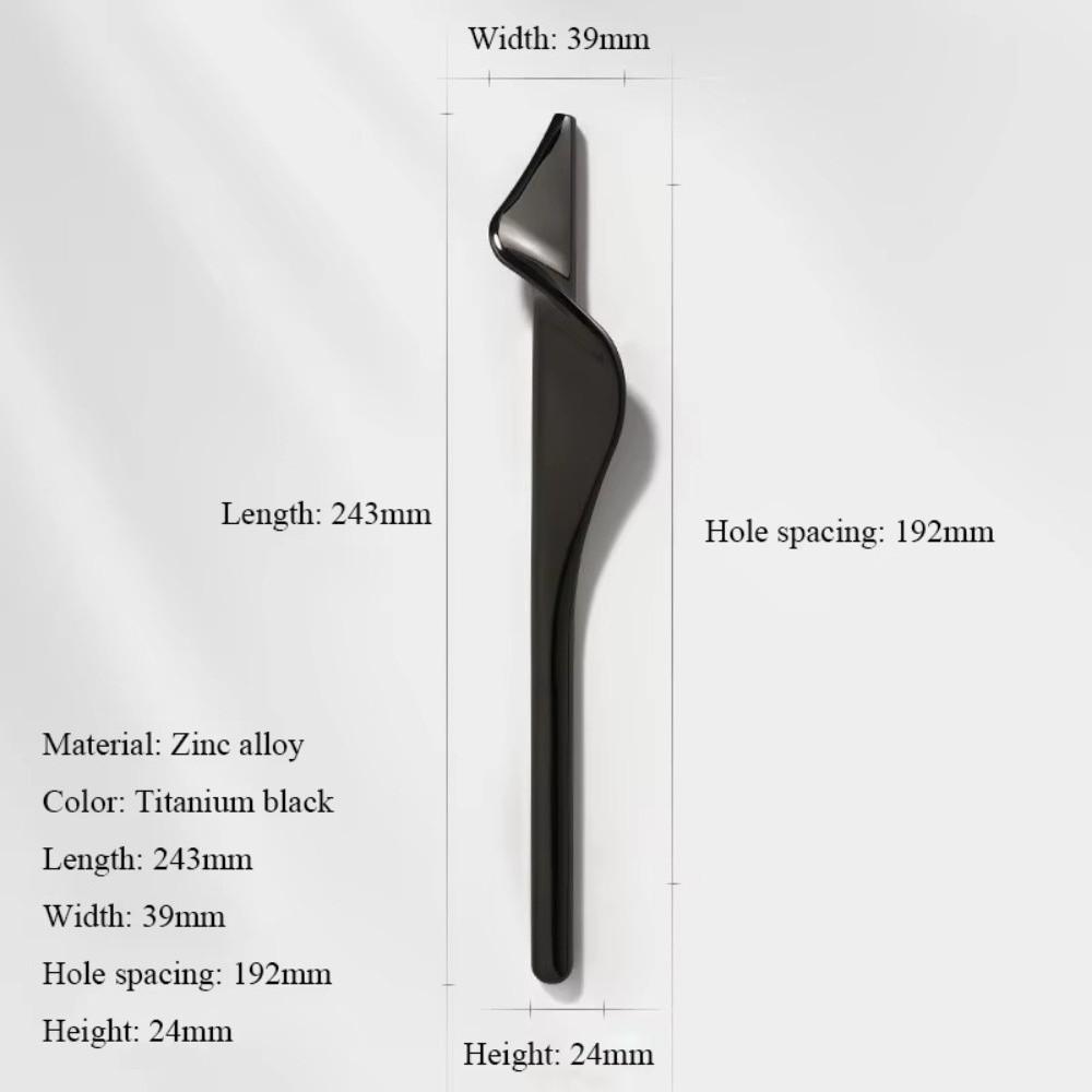 Zinc Alloy Wardrobe Door Handles Light Gold Dresser Drawer Knobs Furniture Handles  for Wardrobe