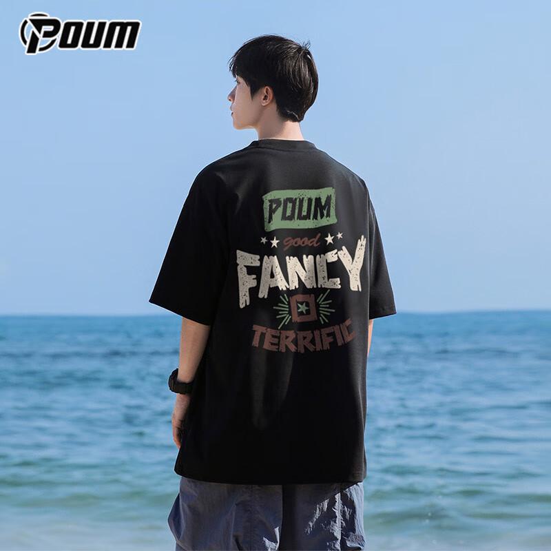 POUM American Retro Cotton Short Sleeve T-Shirt XL