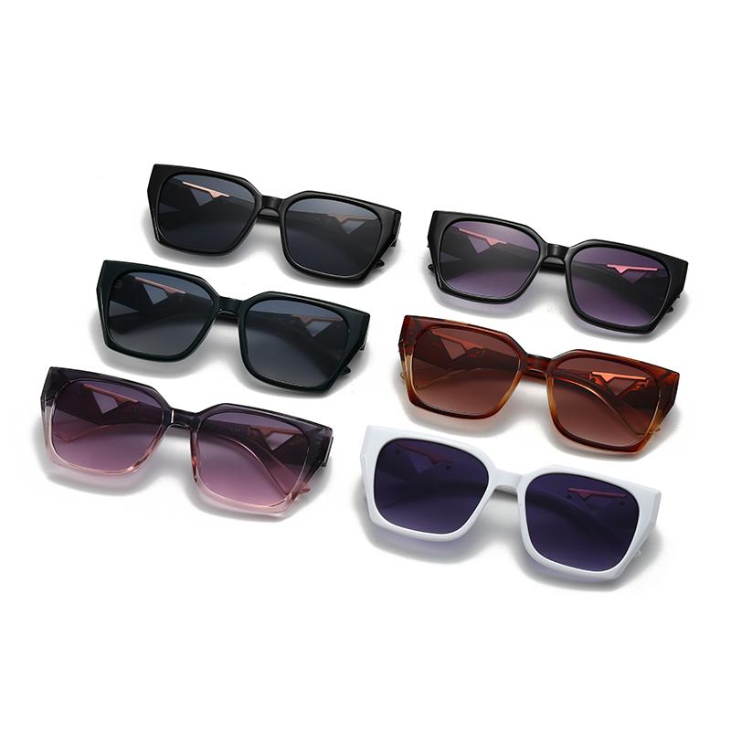 New Internet Celebrity With The Same Sunshade Sunglasses Anti-uv Retro Cat's Eye Sunglasses Women Show Face Small