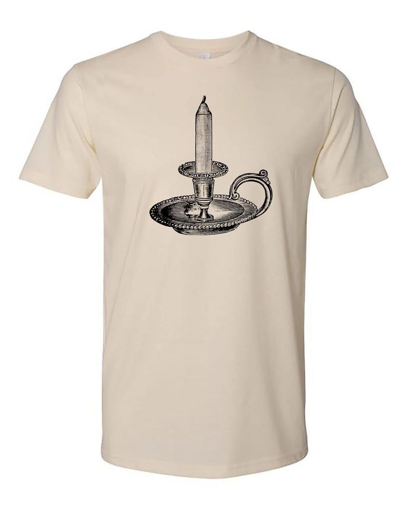 Cottage Cult Clothing Tee T Shirt Cotton Goth Witch Occult Victorian Candlestick