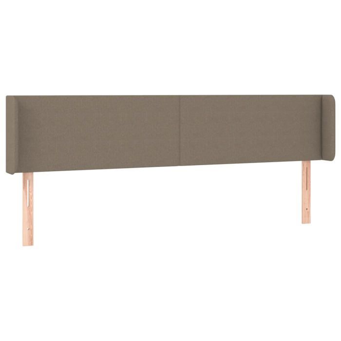 VidaXL LED Headboard Bedroom Furniture Double Bed Accessory Head of Bed Frame Interior Taupe 3122974