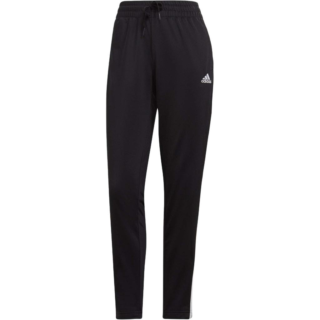 Adidas Solid Logo Stripe Print Two-Piece Set Women Sets Black GM5534