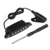 Acoustic Guitar Magnetic Pickup Passive Magnetic Soundhole Coil Pick Up 6.35mm Jack with Cross Screwdriver No Battery