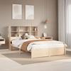 VidaXL Bunk Bed Without Mattress 140x200 Cm Solid Pine Wood, Bed, Bedroom Furniture, Bed with Storage, 3322393