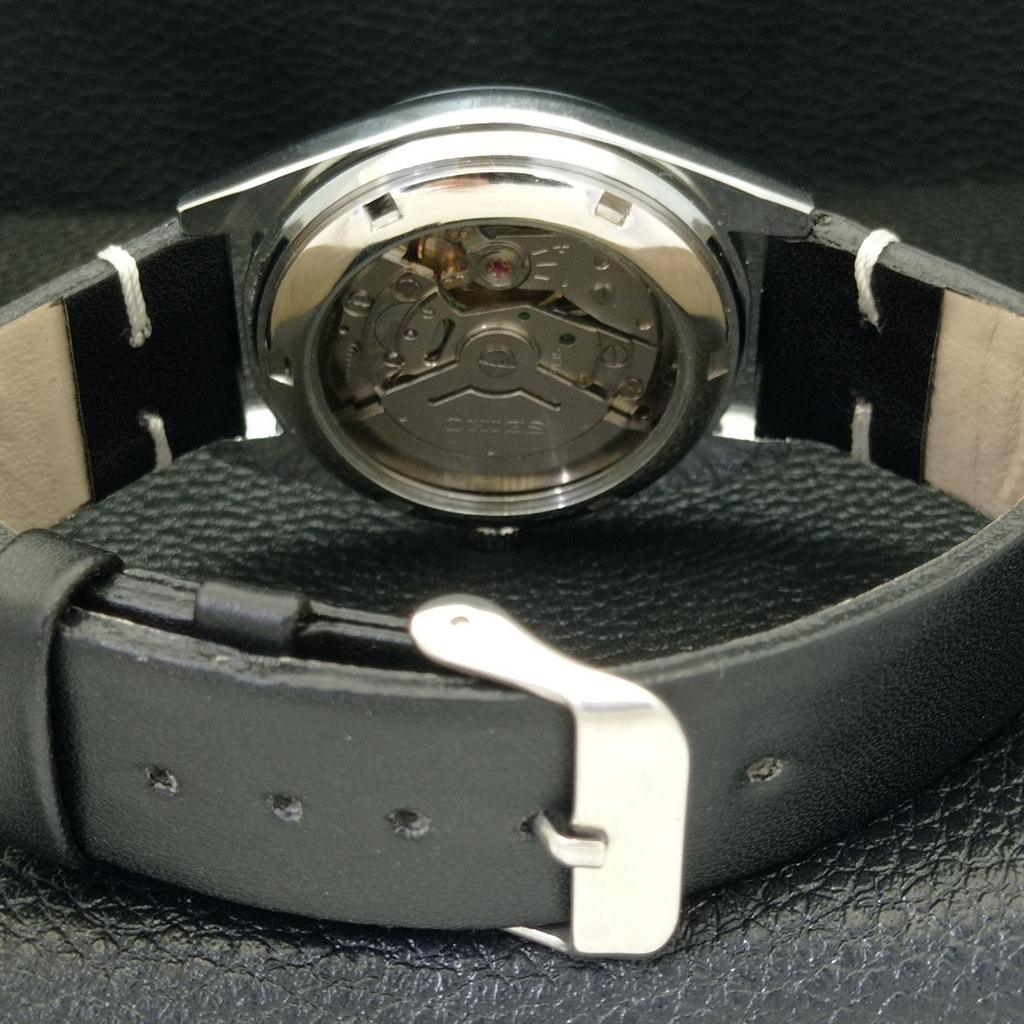 REFURBISHED JAPAN SEIKO 5 6309A AUTOMATIC MENS WHITE COLOR DIAL WATCH A440323-4 Sk-a440323