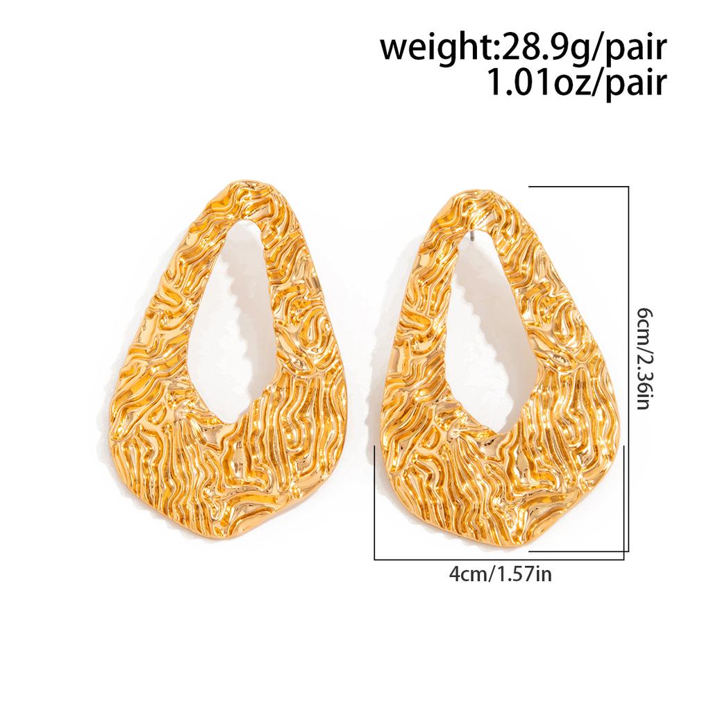 Vintage Sunflower Alloy Earrings Drop for Women Exaggerate Daily Party Banquet Earrings Y2K Jewelry Accessories 2025 New