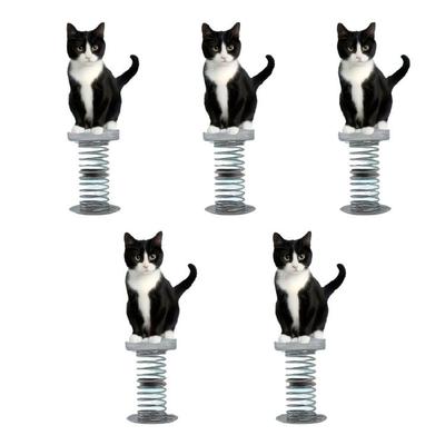 Gatos que se mueven Cabeza de resorte Decoraciones para el salpicadero del coche Gatos adorables Accesorios para el coche, Gatos danzantes Adornos Decoraciones para el hogar Ciclismo