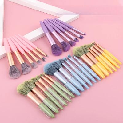6 stücke Kleine Weiche Make-Up Pinsel Set Professionelle Tragbare Synthetische Haar Powder Foundation Lidschatten Make-Up Pinsel