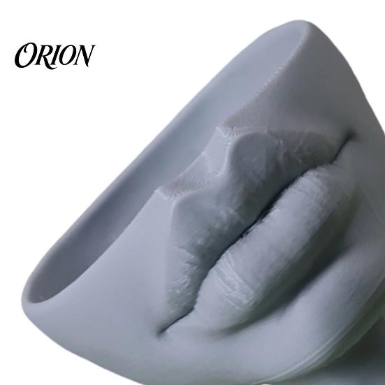 Anti-Yellowing Craft Planter 3D Printed Lip-Shaped Flower Pot, Artistic Sculptural with Matte Finish, Modern Lip Pot Multifunctional Minimalist