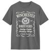 Men TShirts Supernatural Winchester Brothers Funny 100 Cotton Tees Short Sleeve  T Shirts O Neck Clothing Party
