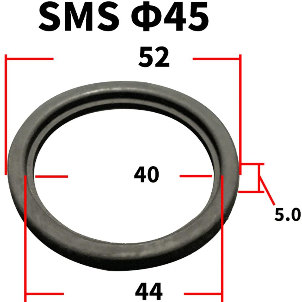 19 25 32 38 45 51 57 63 -159mm EPDM Flat Seal Gasket For Stainless SMS Union Sanitary Homebrew