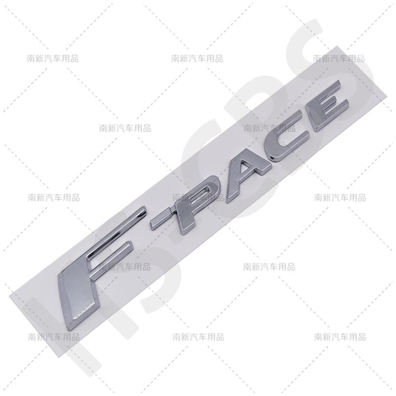 1 Pezzo 3D ABS E-pace F-Pace Lettere Logo Auto F-type F E Type Pace Bagagliaio Posteriore Emblema Badge Adesivi Portellone Accessori Styling Auto