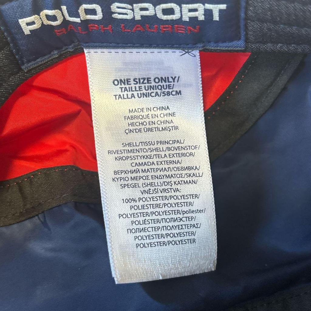 [USED] POLO Ralph Lauren Polo Sport Multicolor Nylon Cap