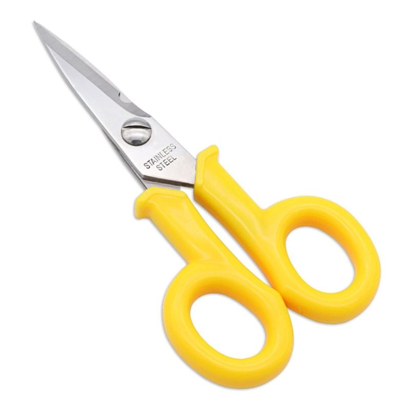 Portable Stainless Electrician Scissors Heavy Duty Shears Multi-purpose Cutter Blade for Electricians Working Tools