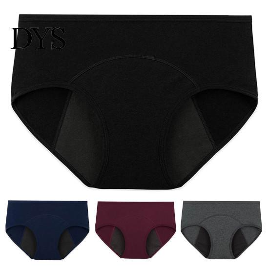 Briefs Low-rise High Elastic Waterproof Layer Cotton Crotch Menstrual Physiological Period Panties Women Leakproof Solid Color
