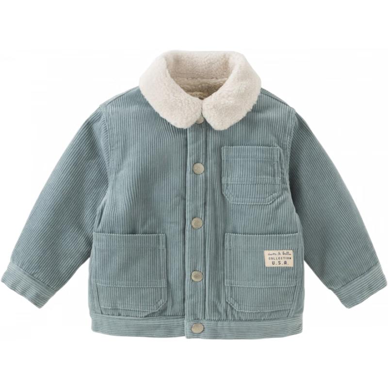 DAVE & BELLA Boys  Corduroy Fleece-Lined Jacket 130cm