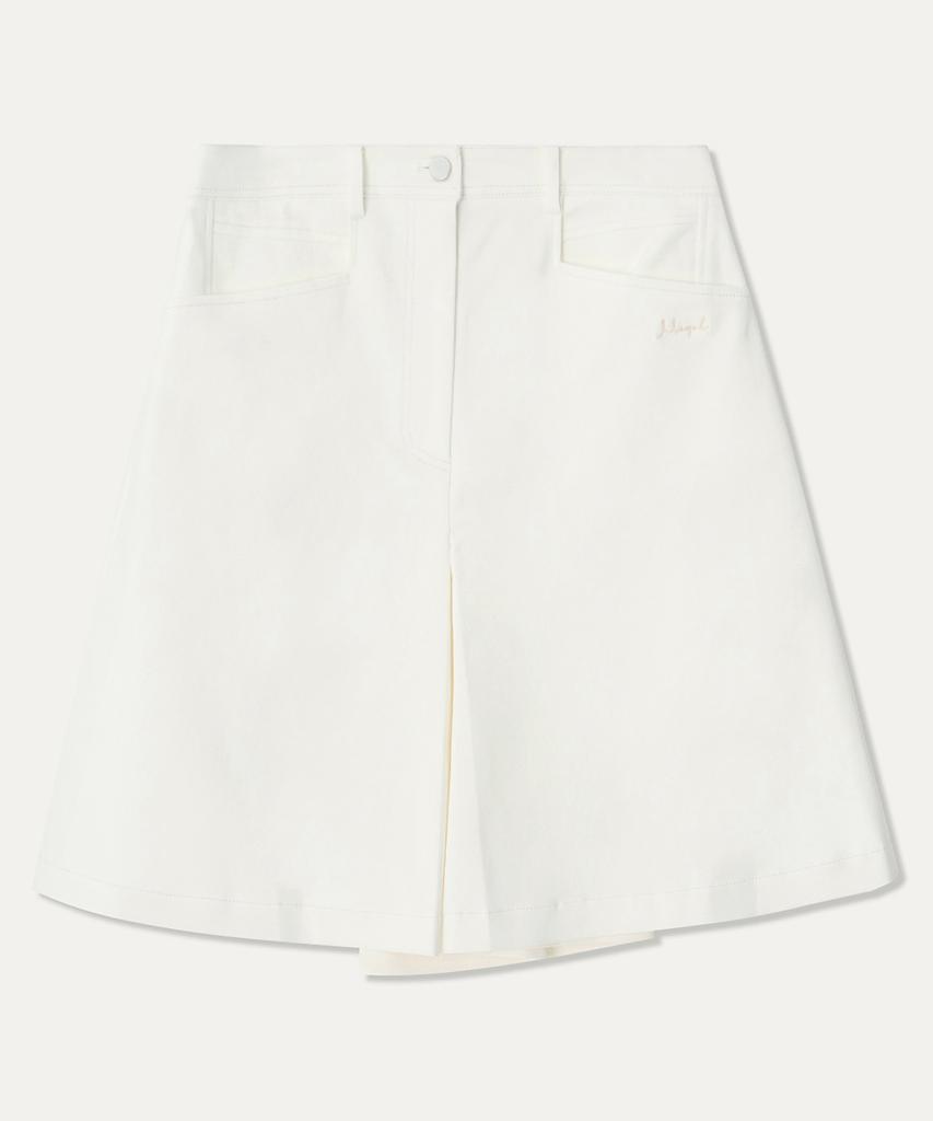 MAYOL Cotton Blend Bermuda Shorts_White