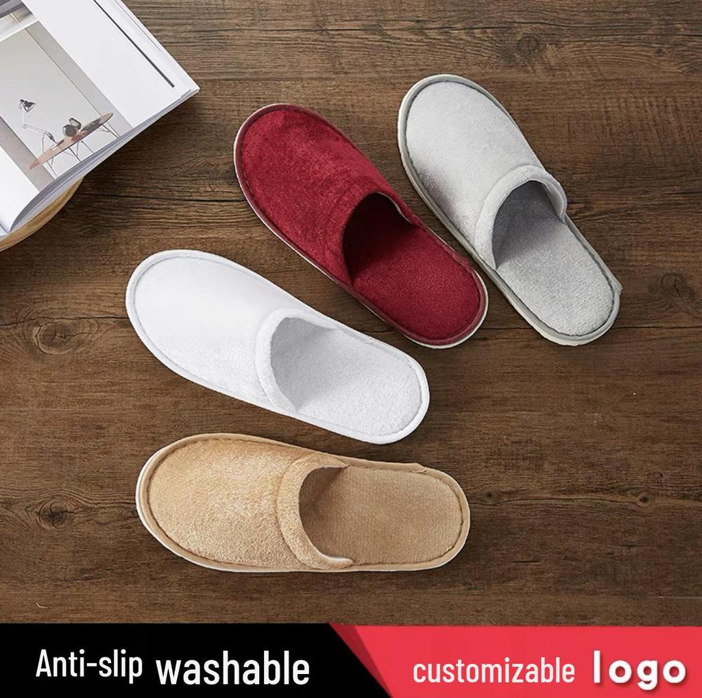 Thickened Non-Slip Disposable Slippers for Hotels and B&Bs