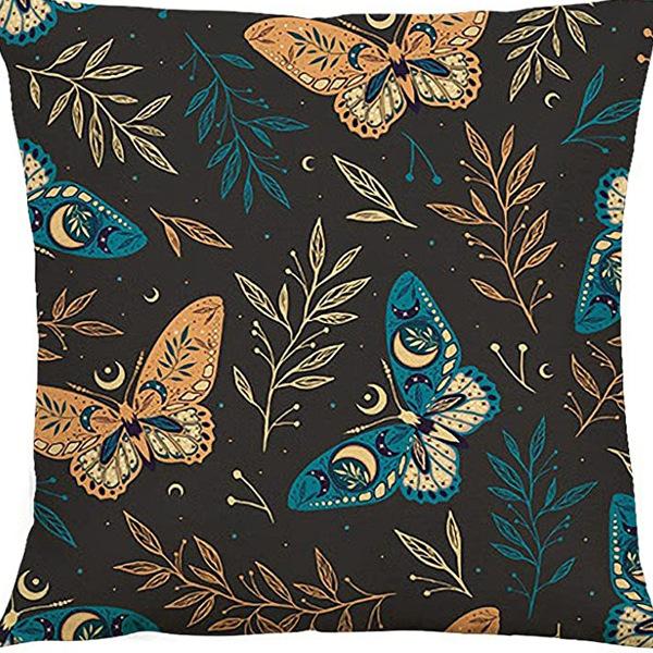 Tarot Printed Line Pillow Cover Moon Star Home Bedroom Sofa Pillow Cushion Cover