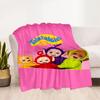 Teletubbies: Colorful Friends Blanket Durable Comfort Great for Picnics Seaside Office for All Occasions Digital Print Gift for Travel Home Birthdays