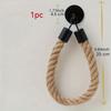 1pc Hemp Rope Self-Adhesive Wall Mounted Toilet Paper Holder - Towel Storage Rack for Home Use