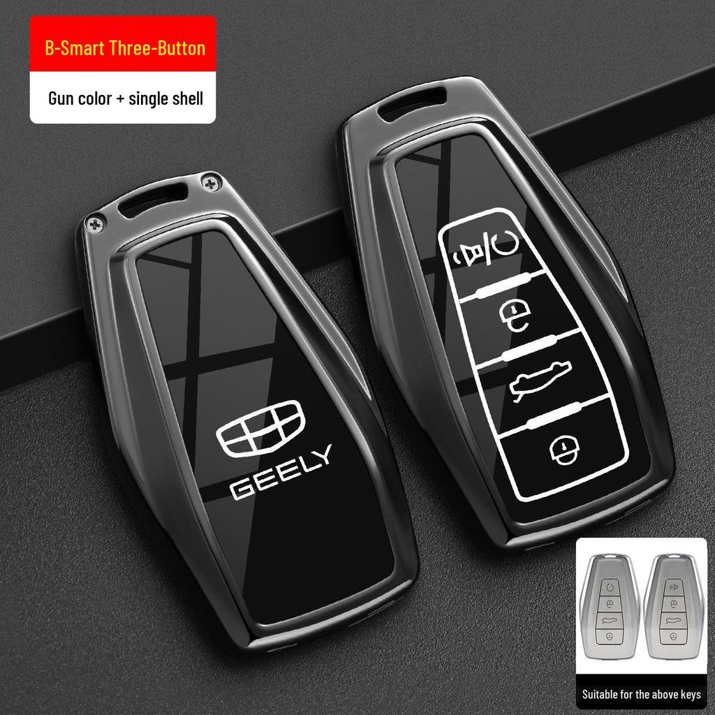 Compatible Silicone Cover for Geely Binyue, Emgrand GS, Xingrui, Xingyue L, Vision X6 Car Keys