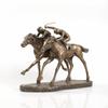 Pferdeskulptur Kaltguss Bronze Statue Glänzendes Ornament für Kunstsammler, Bücherregal,