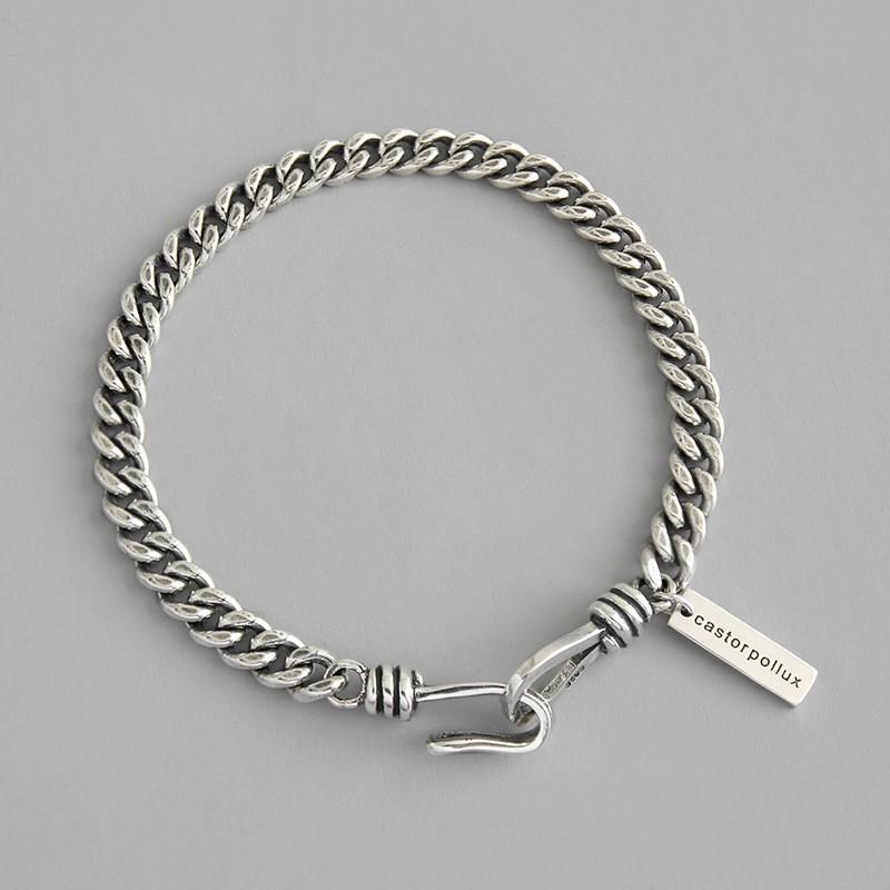 S925 Sterling Silver Korean Style Women's Bracelet - Perfect for Couples and Birthday Gifts