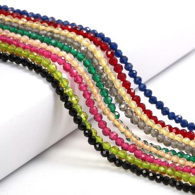2 Stück/5 Stück/11 Stück Spinell-Abschnitt lose Perlen 2 mm Charms Edelstein für Halskette Fußkettchen Armband Nähen Handwerk Schmuckherstellung