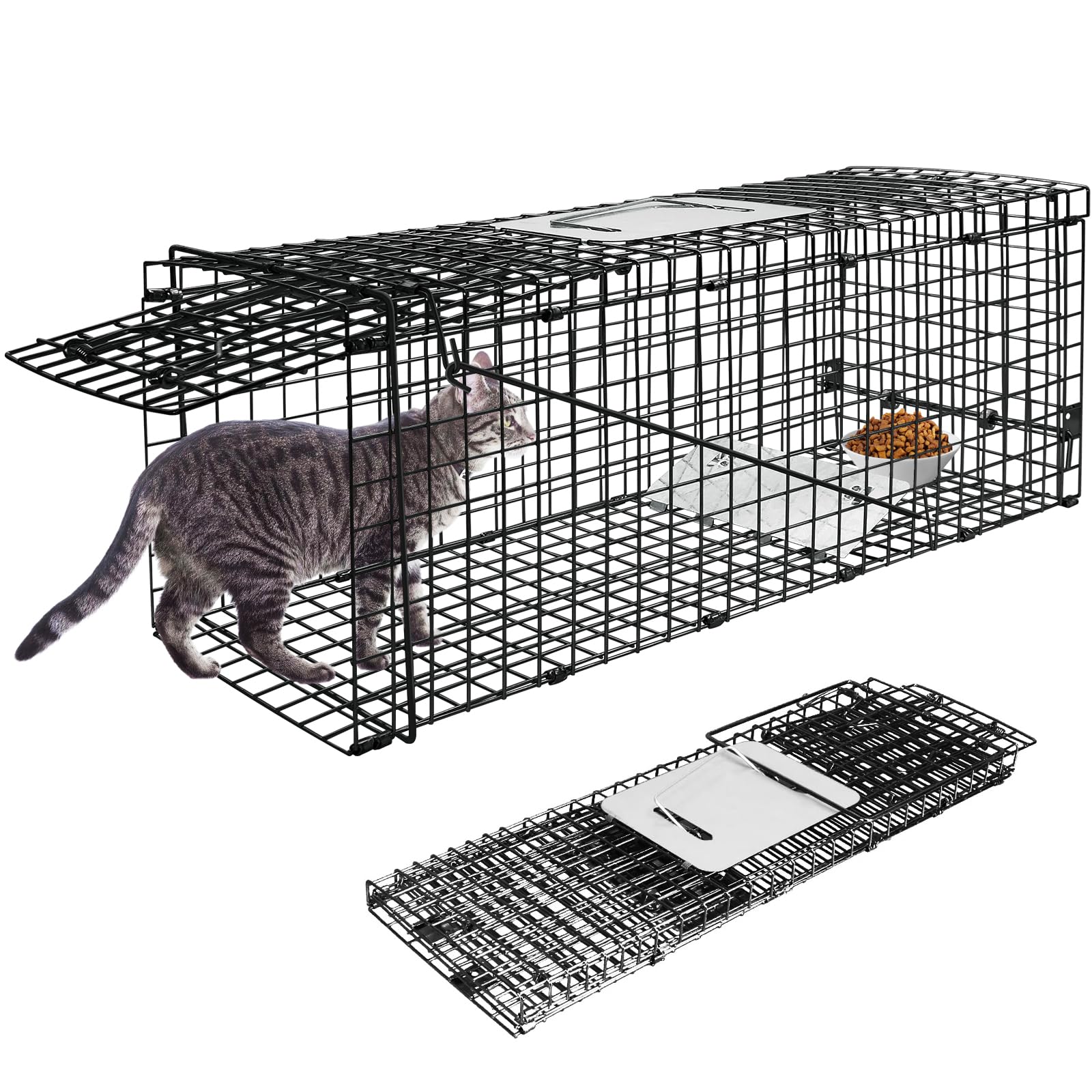 

Saeda Cat Cat 66 x 26 x 23 Cat Protector for Stray Lost Small Pest and Crop Easy Assembly and Ideal for and Home Vegetable Crop Stray Cat Protection