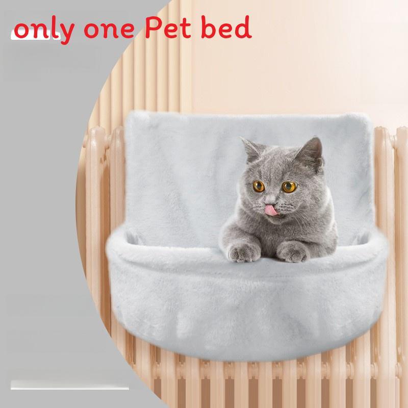 Pet Bed Hanging Style Plush Fabric Warm Cat Bed For Indoor And Outdoor Use