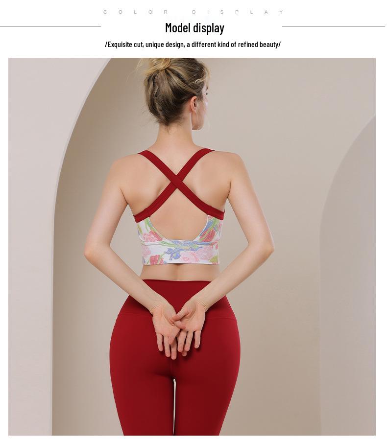 Ruched Yoga Suit Set: Yoga Top, Hip-Lifting High-Waisted Leggings, Fitness Bra