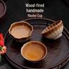 Vintage Wood-Fired Ceramic Master Teacup