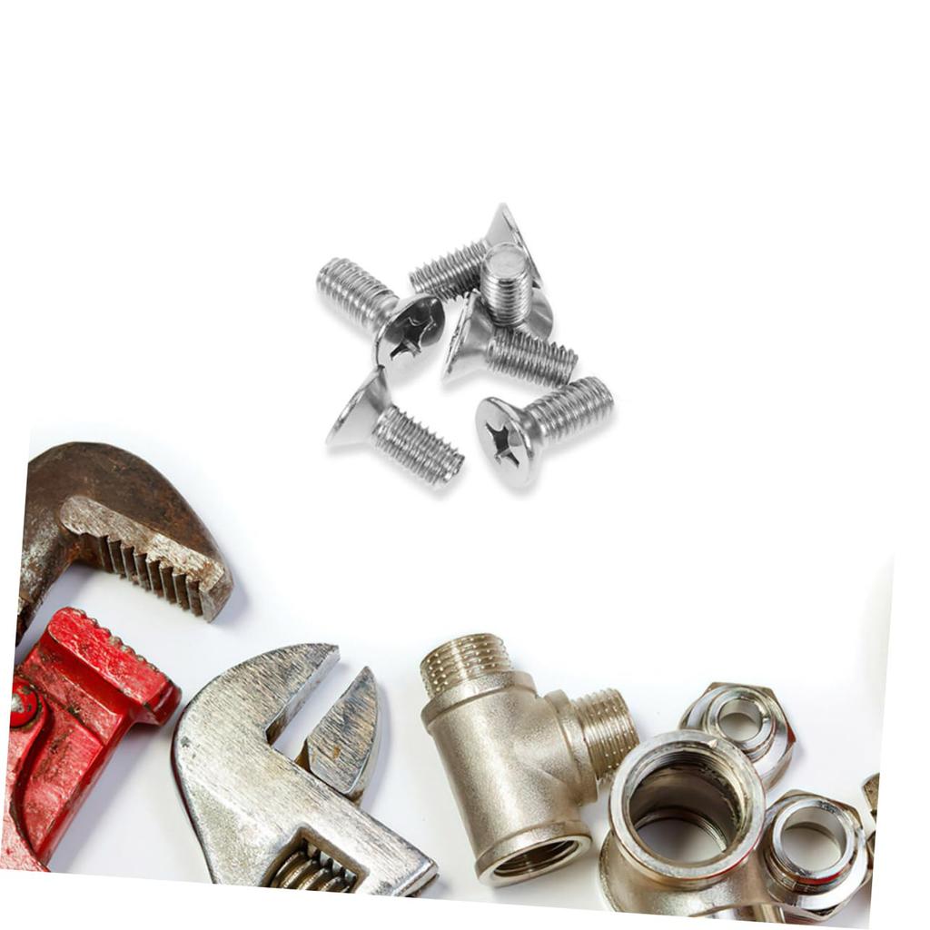 LOORGVEL 8pcs Car Brake Screw Kit Front and Brake Pad 93600-06014-0h Stainless Steel Brake Screw Set Compatible with Honda