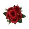 Exquisite Rose Flower Freshing Natural Plastic Potted